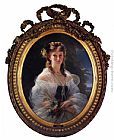 Franz Xavier Winterhalter Canvas Paintings - Princess Sophie Troubetskoi, Duchess de Morny